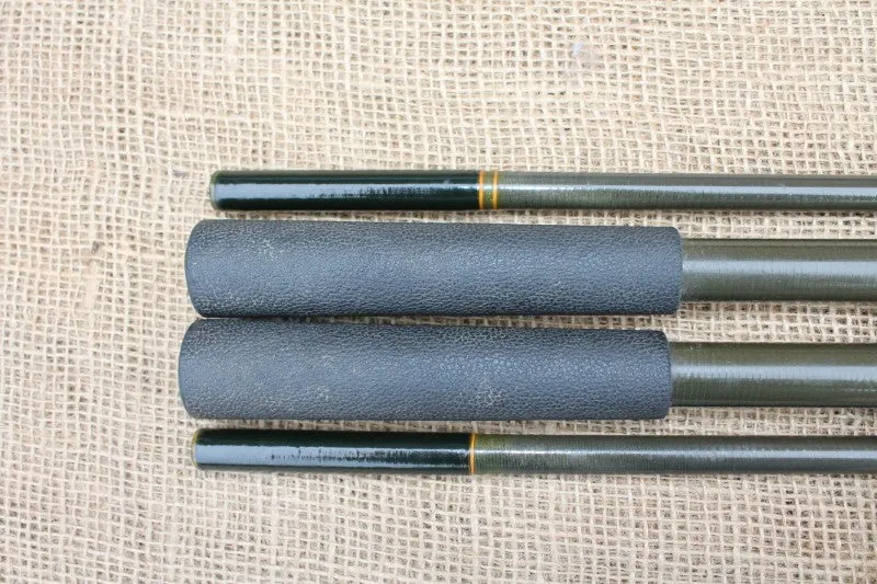 2 x Bruce Ashby Cono Flex Carbon Old School Carp Rods. Rare. SALE!!!