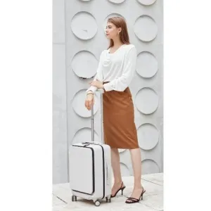 20 inches Hard Side Carry-On Wheeled Luggage Business Rolling Suitcase