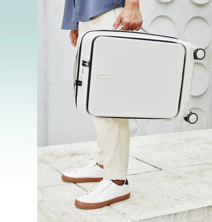 20 inches Hard Side Carry-On Wheeled Luggage Business Rolling Suitcase