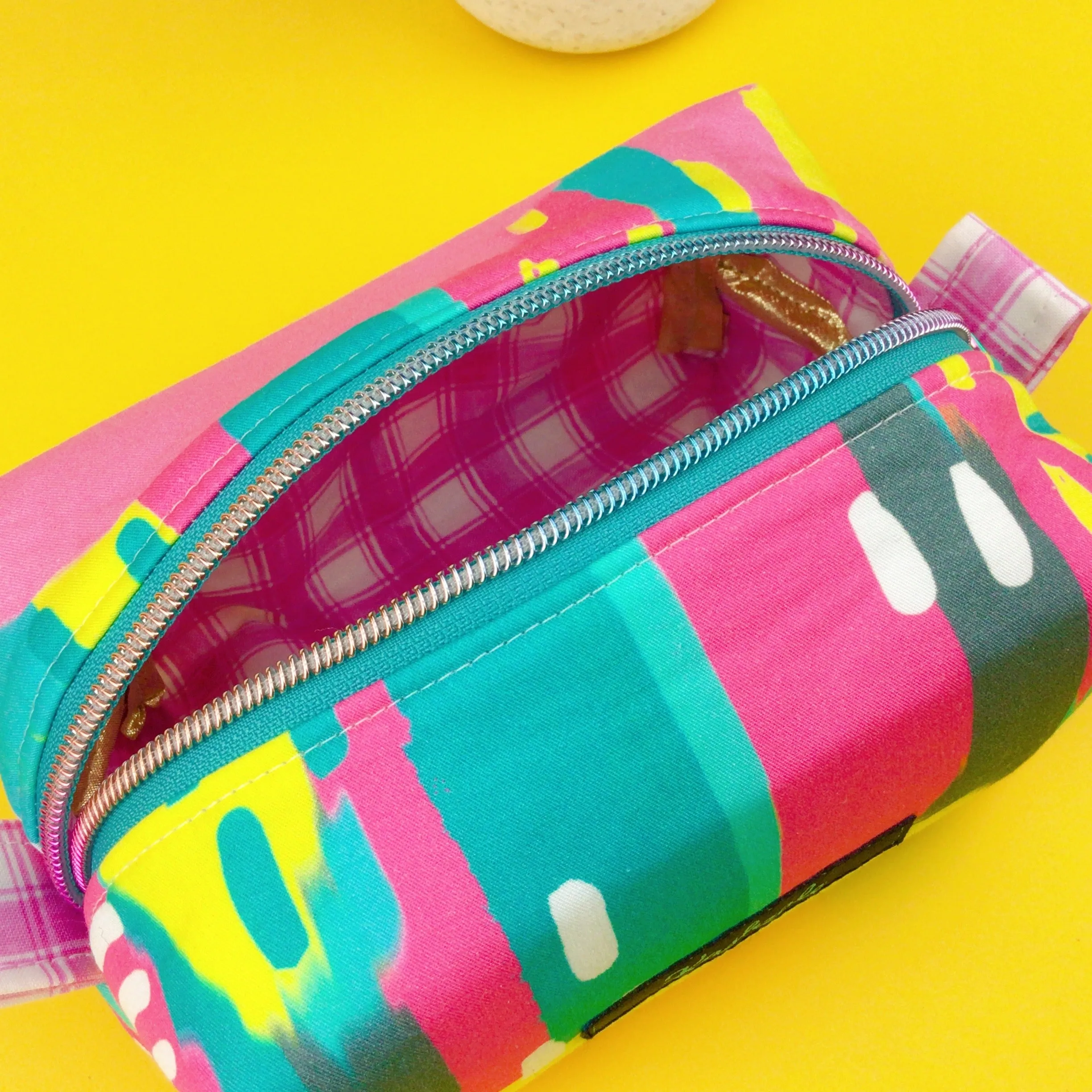 21st Party Medium Box Makeup Bag.  Exclusive Design.