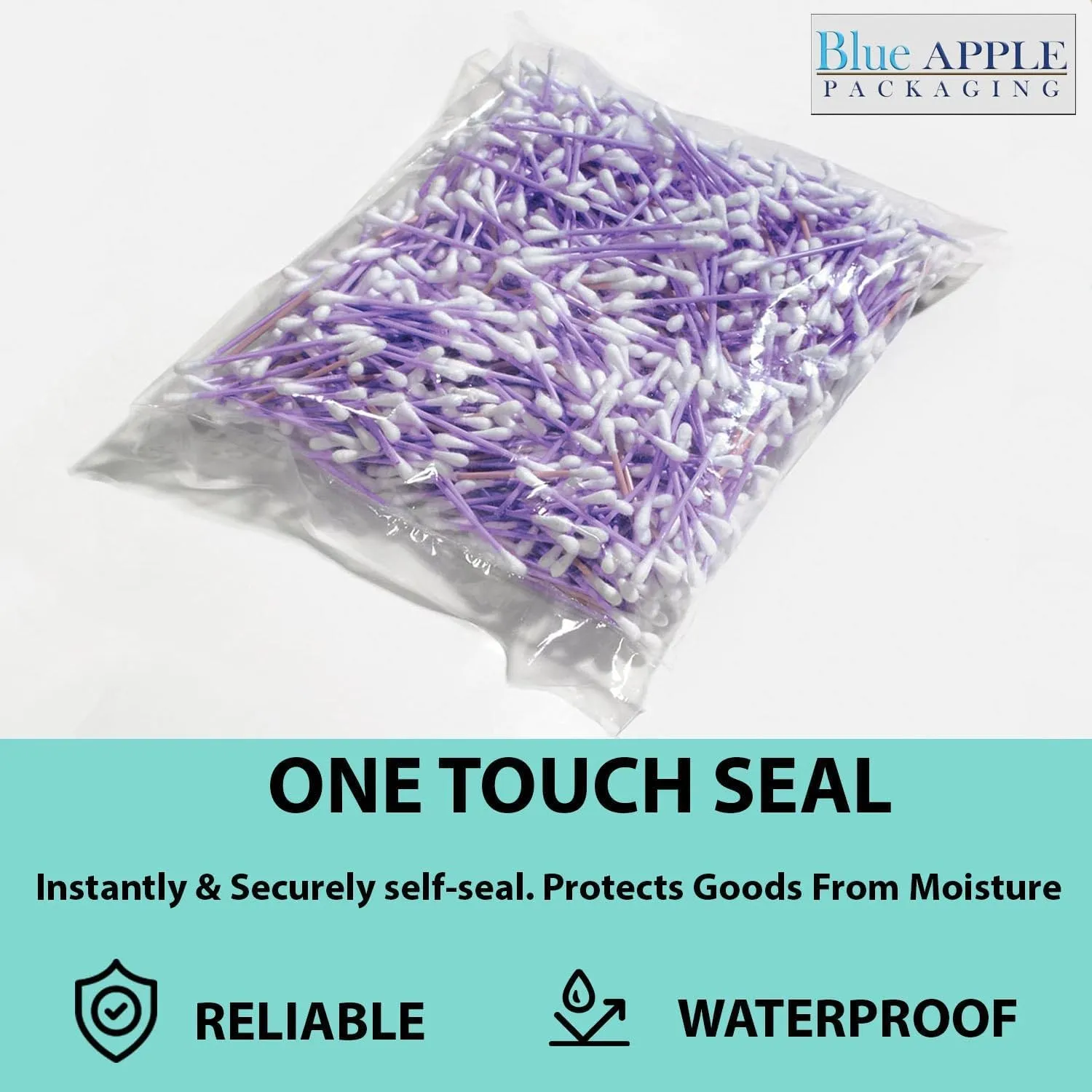 3X26 inches Clear Flat Poly Bags 4Mil Open Top (LDPE)