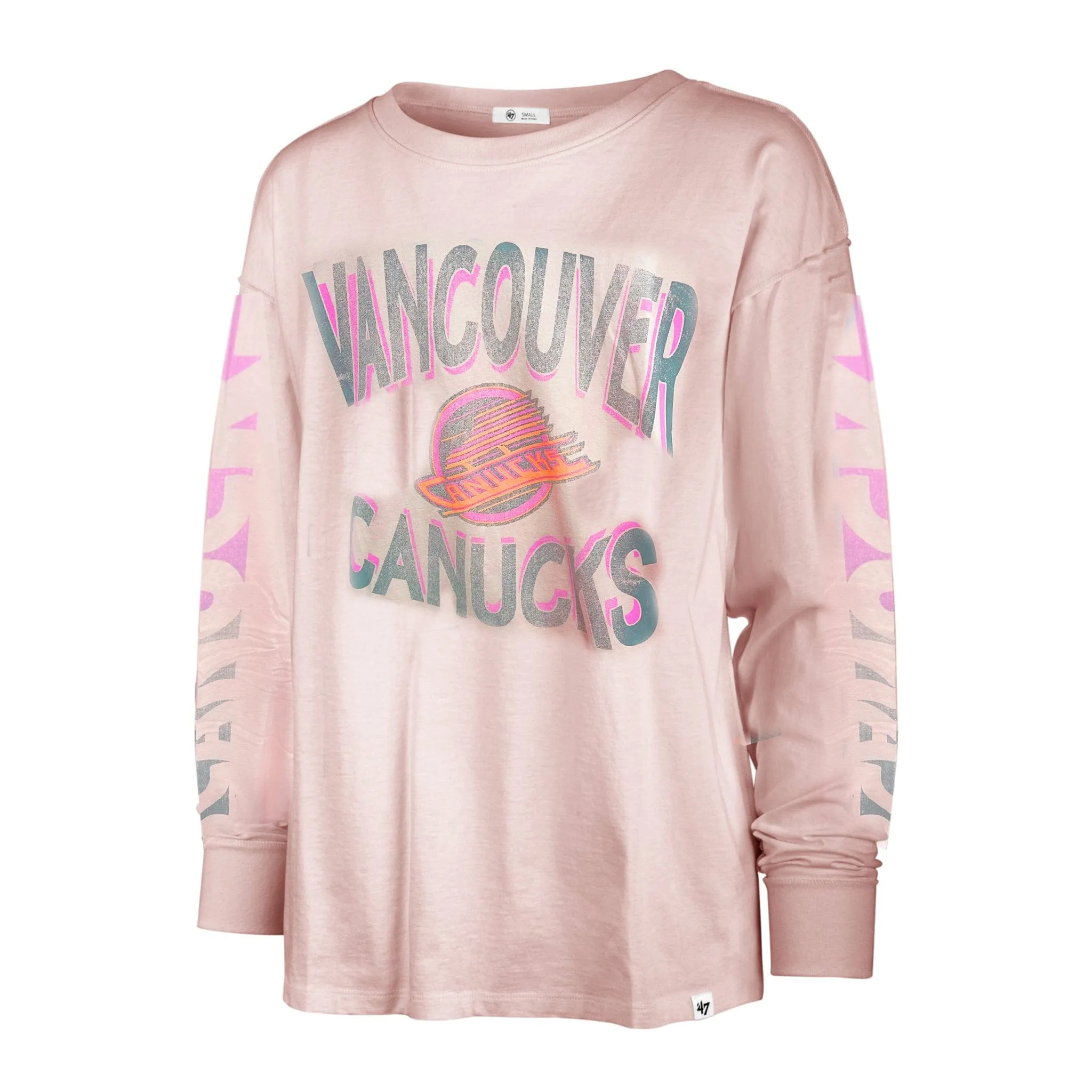 47 Brand NHL Cloud Nine SOA Long Sleeve Womens Shirt - Vancouver Canucks Third Skate
