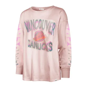 47 Brand NHL Cloud Nine SOA Long Sleeve Womens Shirt - Vancouver Canucks Third Skate