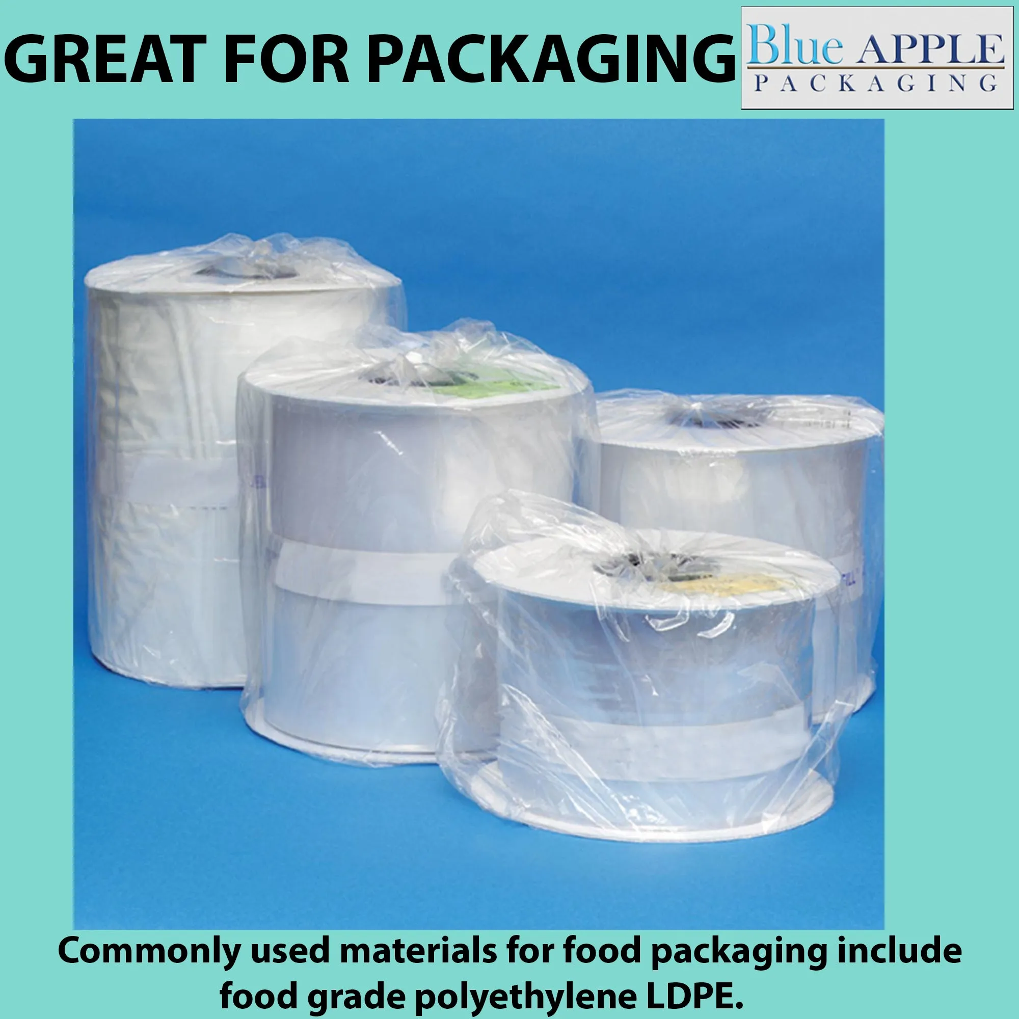 4X4 Inches Kwik-Fill® Pre-Opened Poly Bags on Roll 2.75 Mil AutoBags 2000/RL