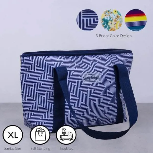 6L Food Safe Insulated Jumbo Cooler Tote - Makena - Makena