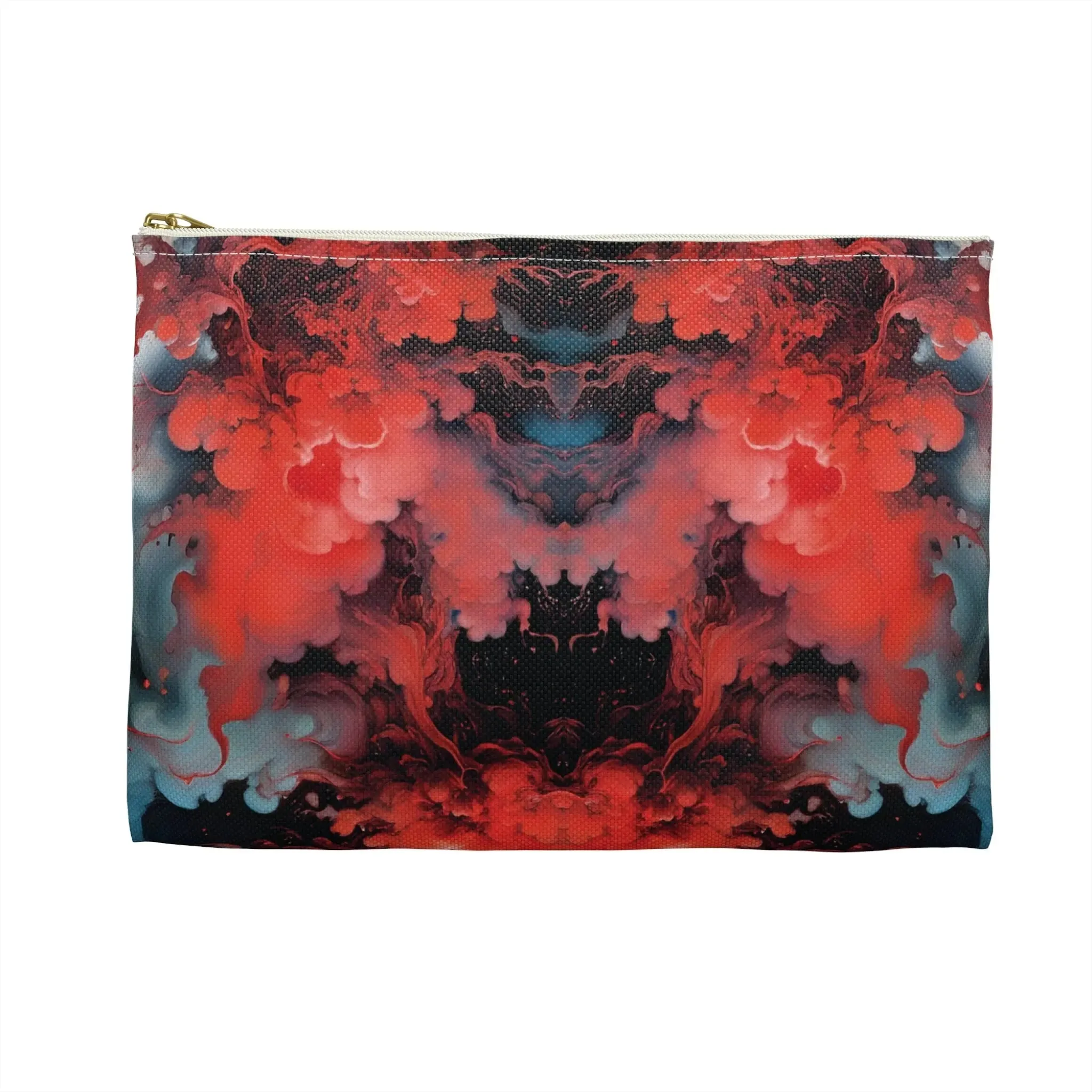 Accessory Pouch - Ethereal Crimson Flow - Dark