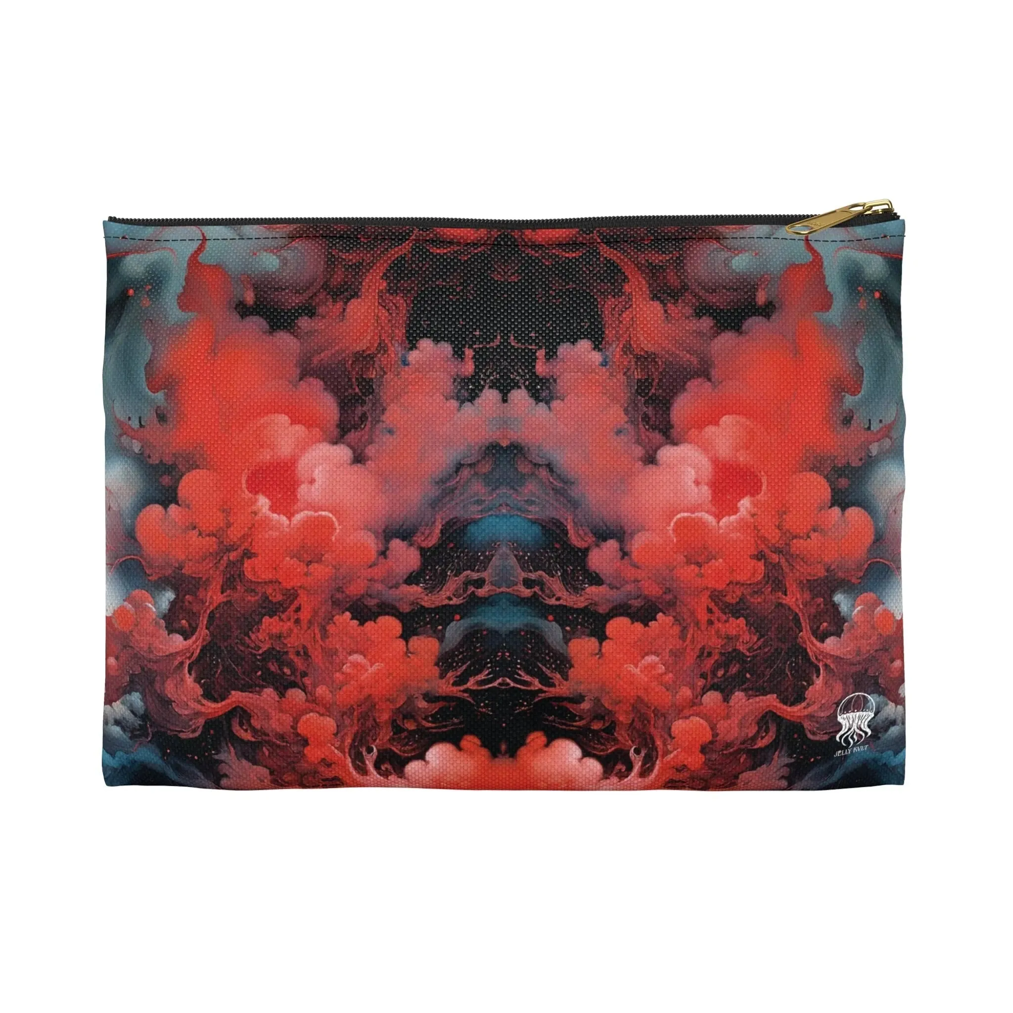 Accessory Pouch - Ethereal Crimson Flow - Dark