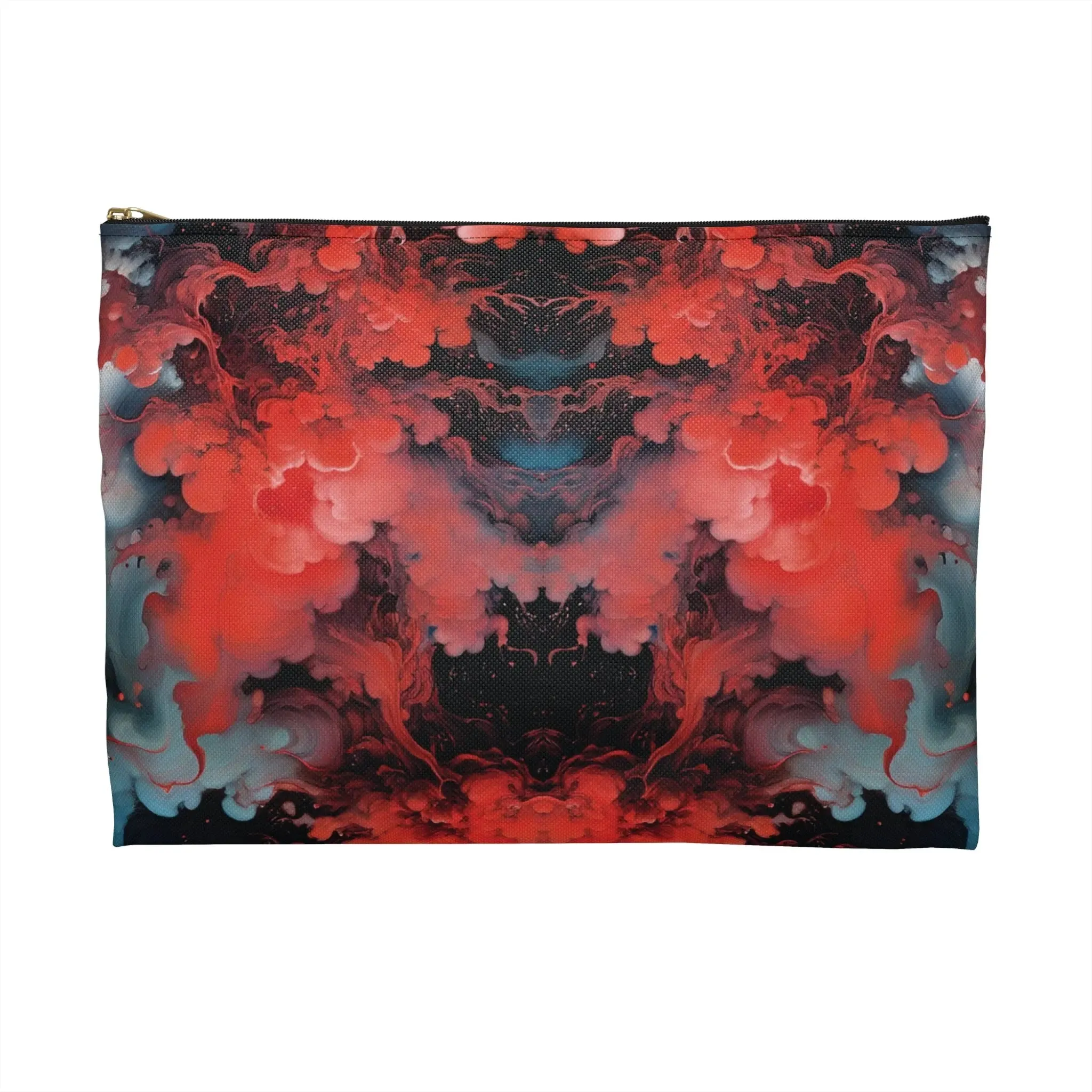 Accessory Pouch - Ethereal Crimson Flow - Dark