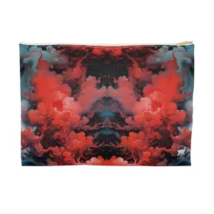 Accessory Pouch - Ethereal Crimson Flow - Dark