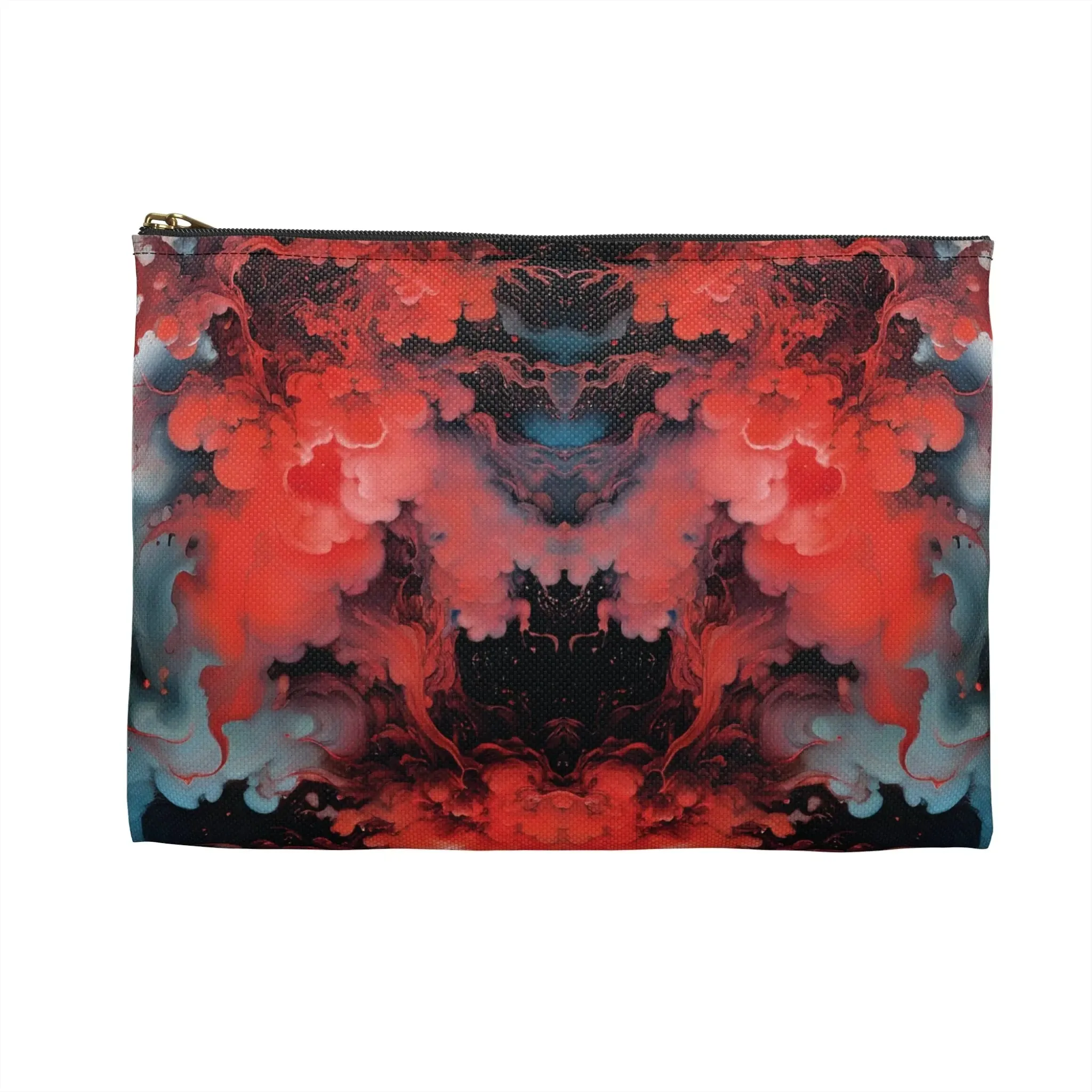 Accessory Pouch - Ethereal Crimson Flow - Dark