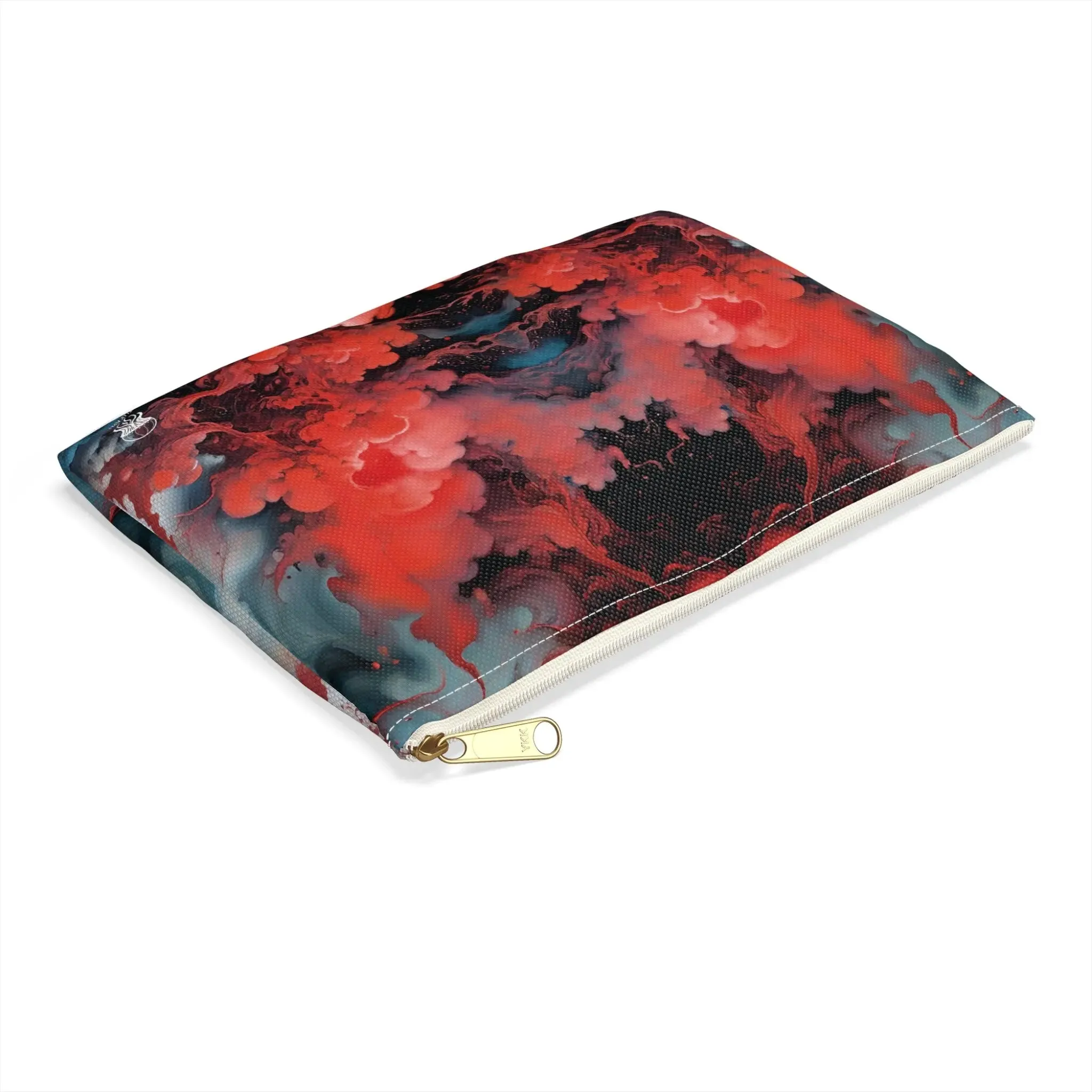 Accessory Pouch - Ethereal Crimson Flow - Dark