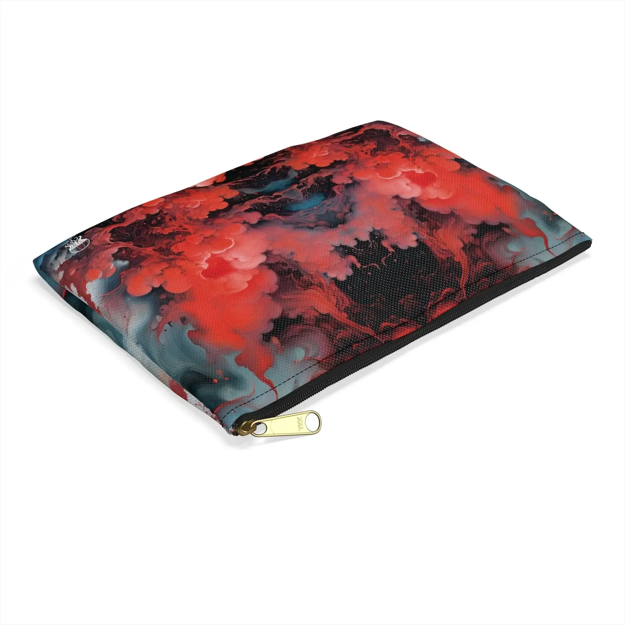 Accessory Pouch - Ethereal Crimson Flow - Dark