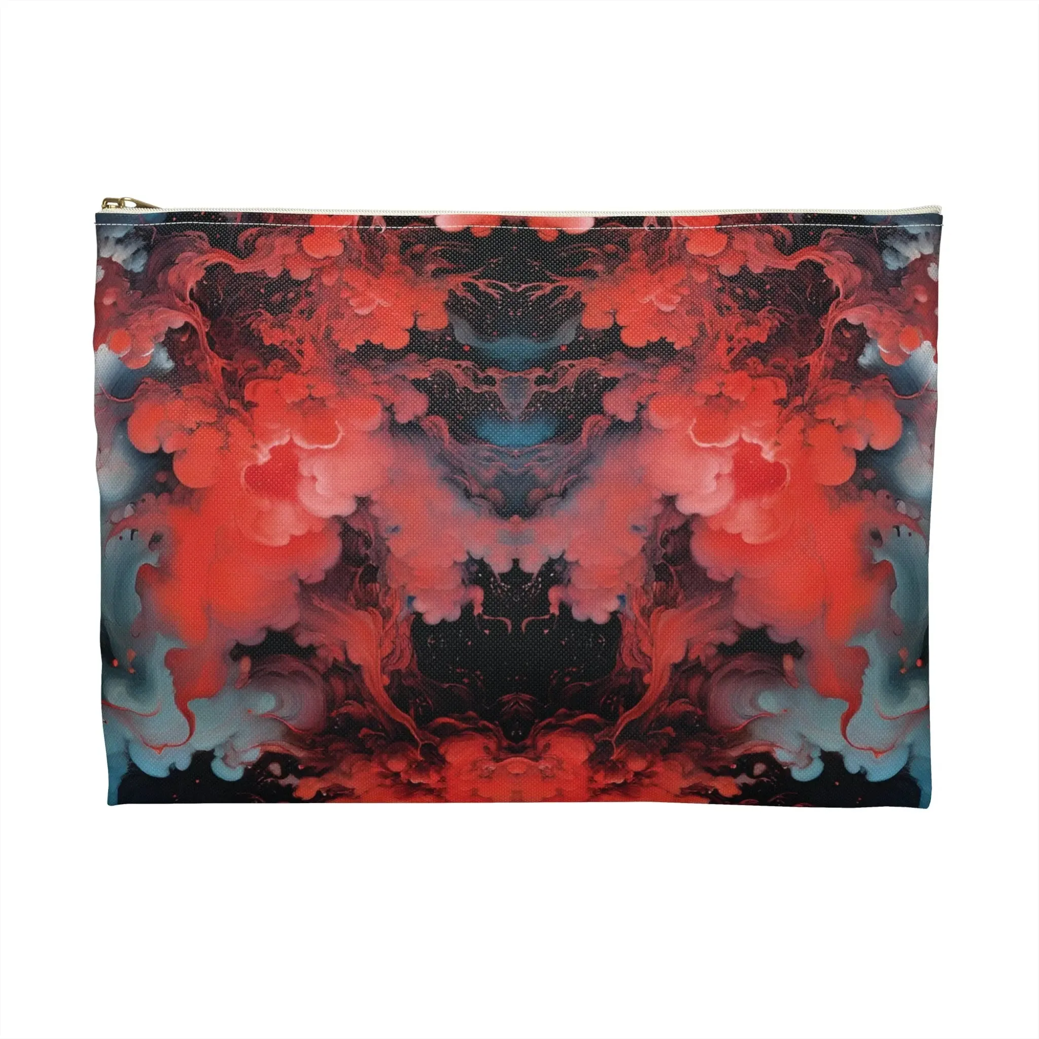 Accessory Pouch - Ethereal Crimson Flow - Dark