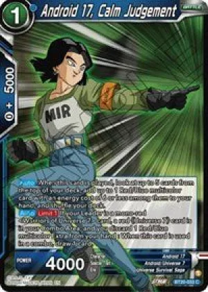 Android 17 Calm Judgement BT20-033