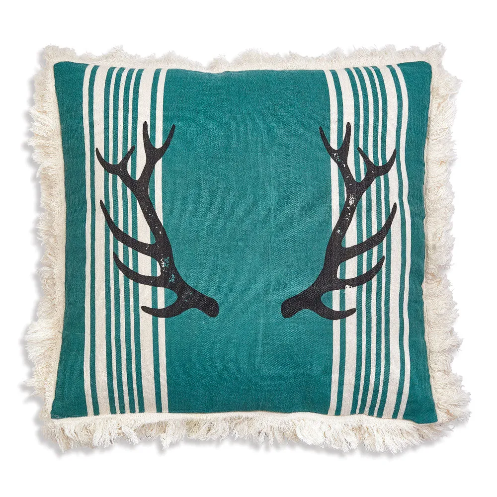 Antler Throw Pillow