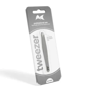 Artists Choice Arched Straight Tip Tweezer Stainless Steel