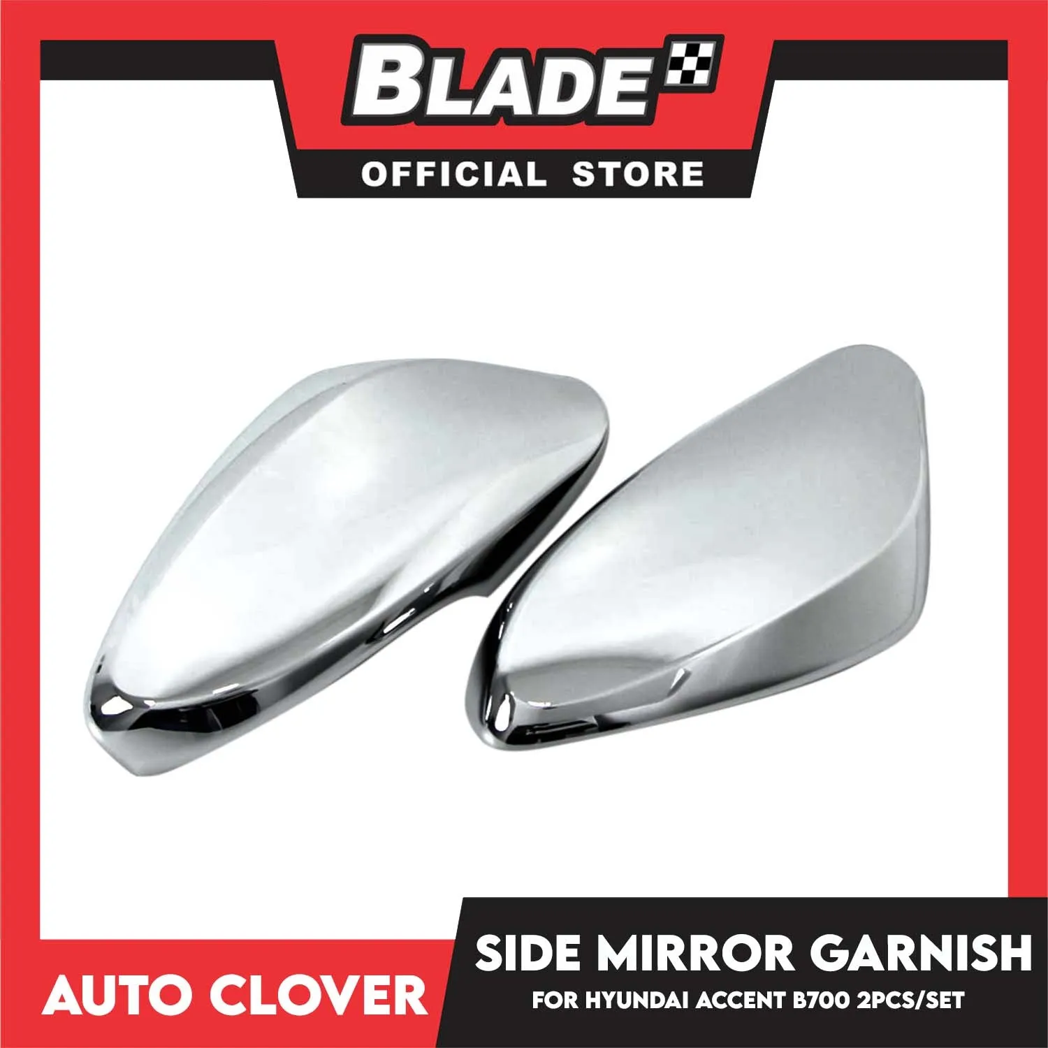 Auto Clover Side Mirror Garnish With Led 2pcs Set B700 For Hyundai Accent, Avante MD Elantra 2010 - 2012 Car Exterior Accessories