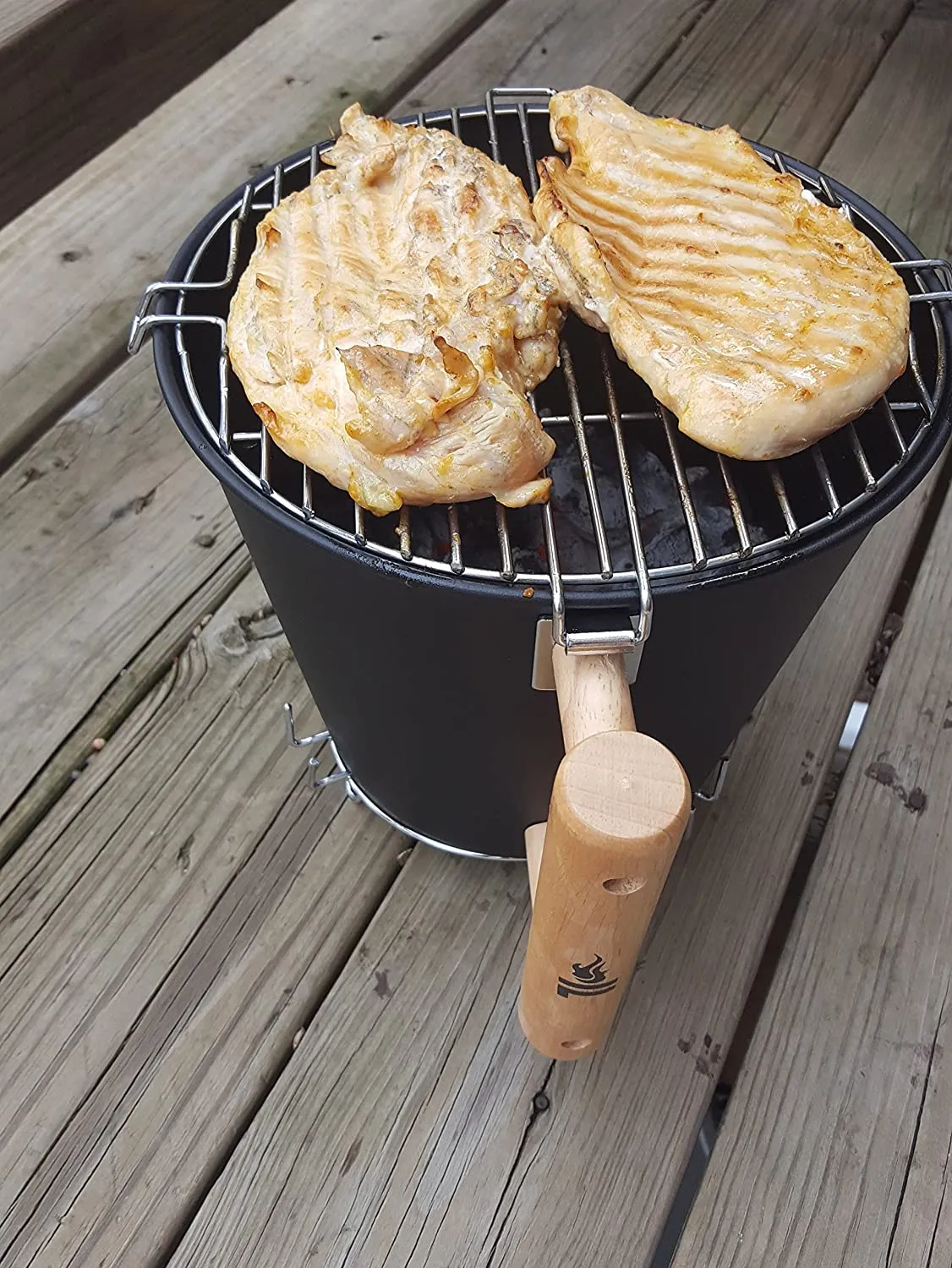 Awesome Firefly 9" Compact Portable Charcoal Grill; the perfect personal portable grill! Retails $70 