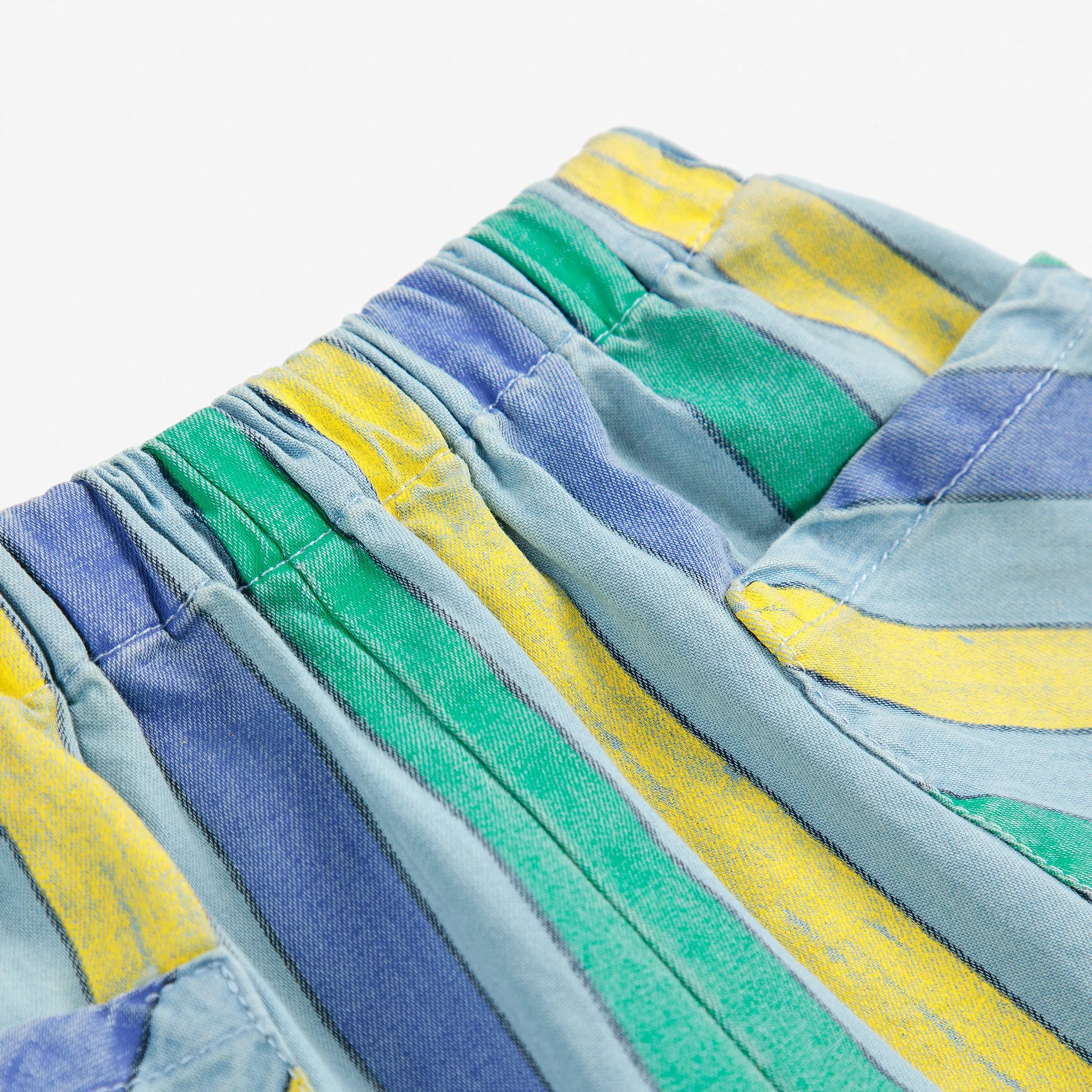 Baby Multicolor Stripes Denim Pants