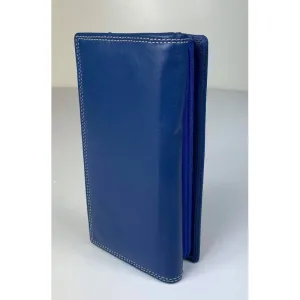 Baron Leathergoods - Baron leather Zara wallet - 52478-Blue