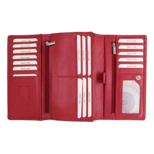 Baron Leathergoods - Zara wallet -Red