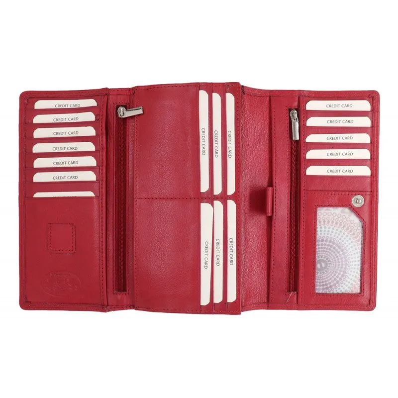 Baron Leathergoods - Zara wallet -Red