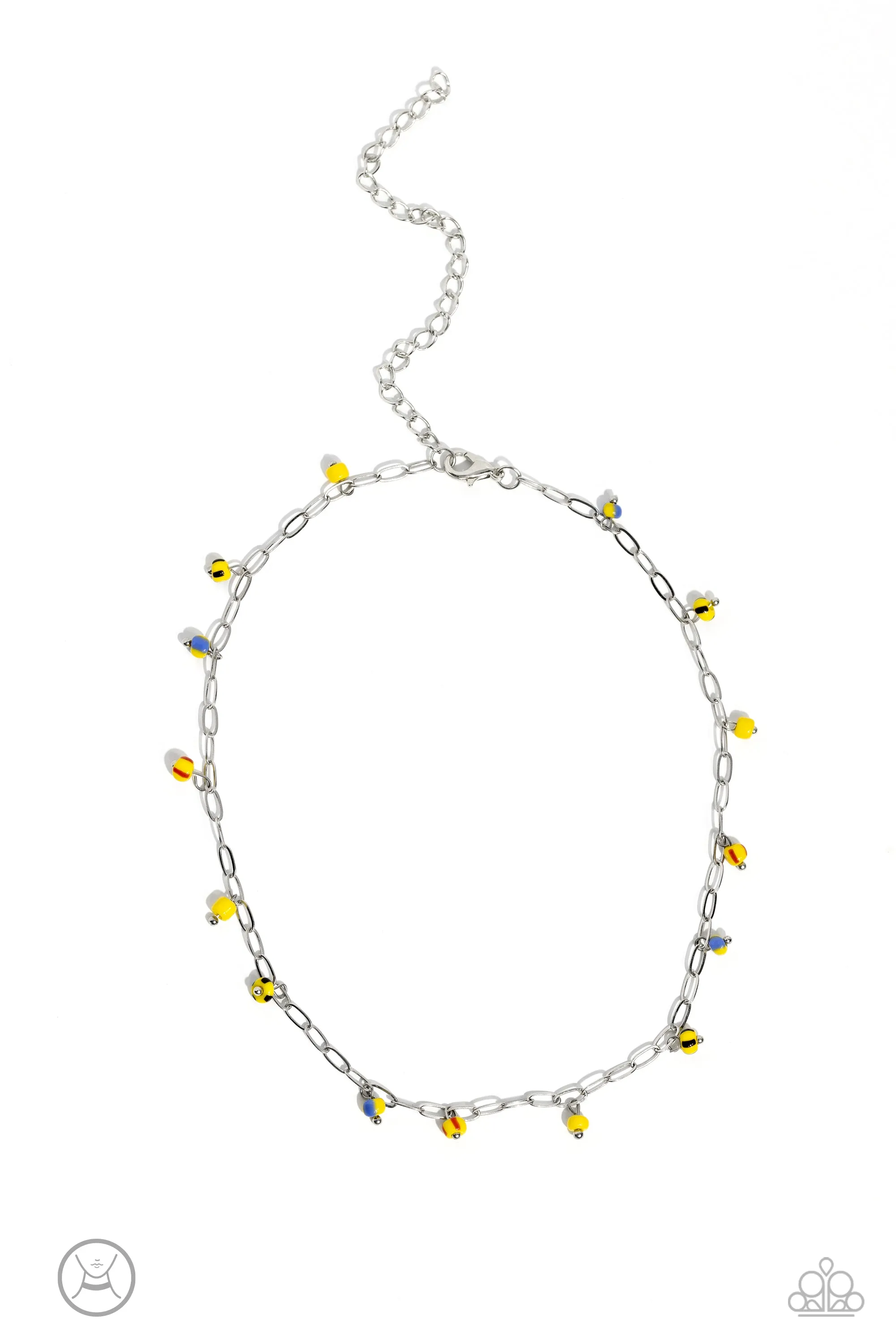 Beach Ball Bliss - Yellow Necklace