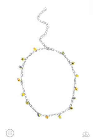Beach Ball Bliss - Yellow Necklace