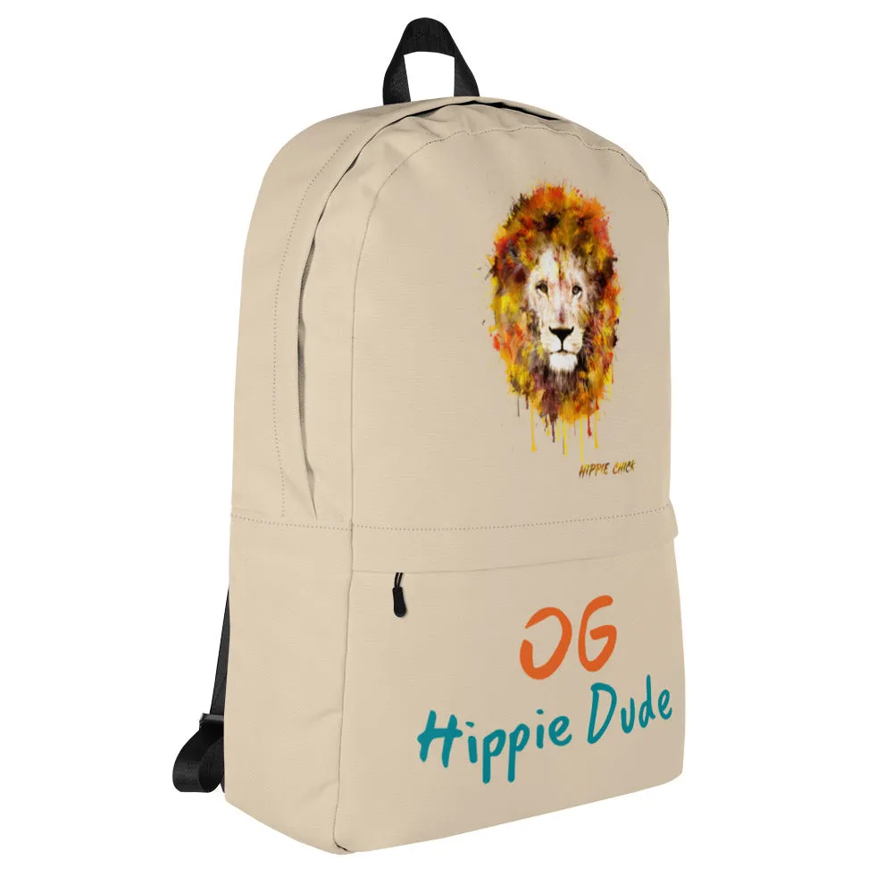 Beige Backpack - OG Hippie Dude