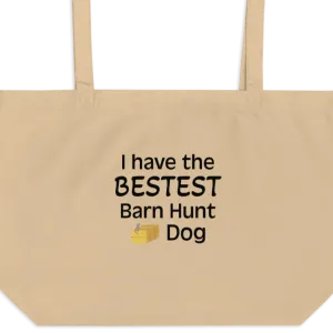 Bestest Barn Hunt Dog X-Large Tote/Shopping Bag