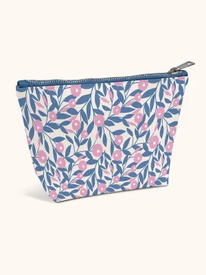Blushing Dahlias Clutch Cosmetic Pouch