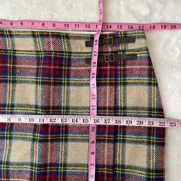 Boden British Tweed by Moon Skirt Size 12
