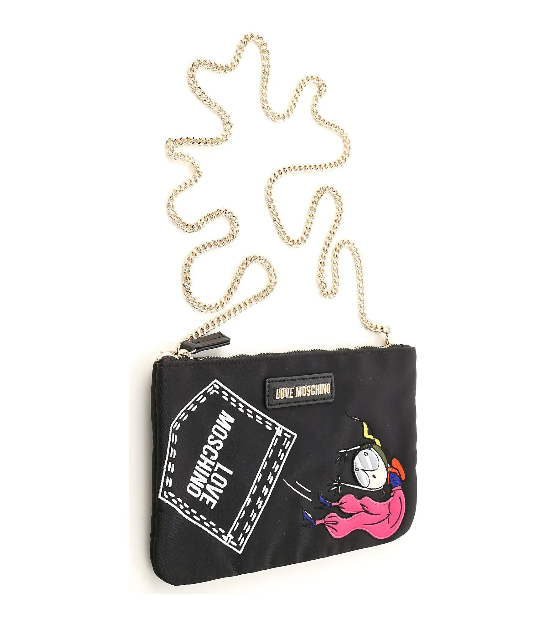 Borsa Nylon St. Multicolor Girl - Nero