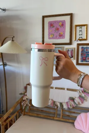 Bow Tumbler in Pink