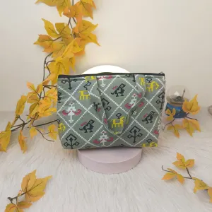 Bristlefront everyday handy bags Grey with Black Prints