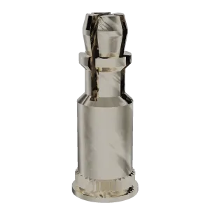 Broaching Standoff, Spring Top, Brass CDA-360 x 1.000, 100 Pack
