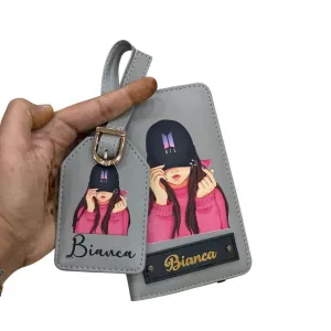 BTS Passport cover and Bag Tag Combo