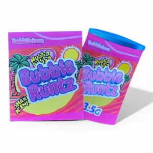 Bubblicious Bubble Runtz Mylar Bag with Box 3.5 Grams | Xotic Packs