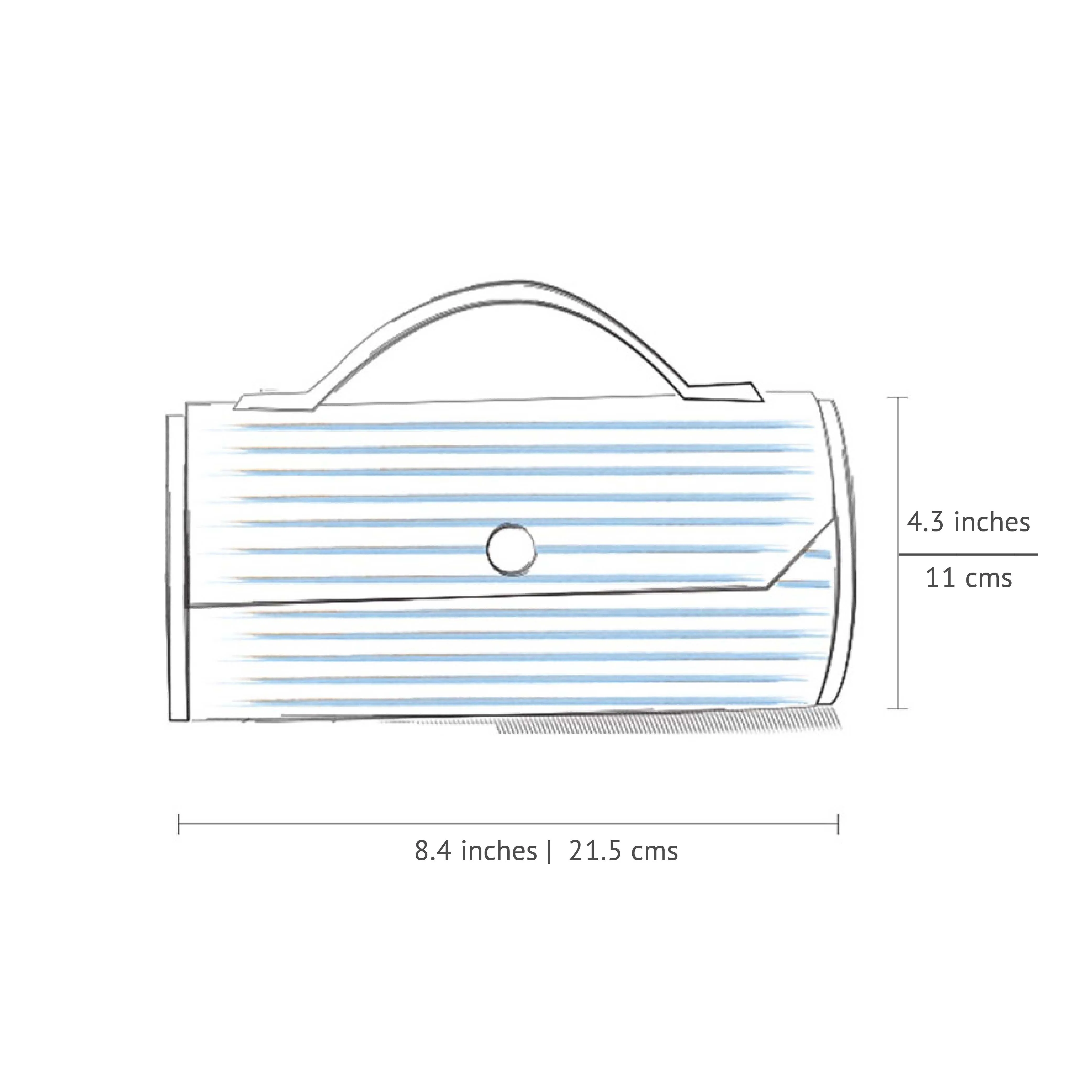 CADET & FERN Round Clutch - Changeable Sleeve
