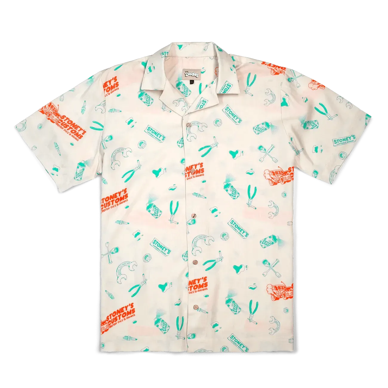 Camisa The Dudes Hawaiian Stoneys Customx