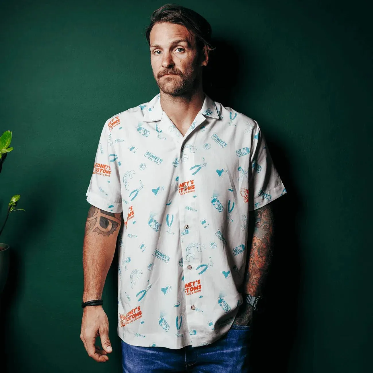 Camisa The Dudes Hawaiian Stoneys Customx