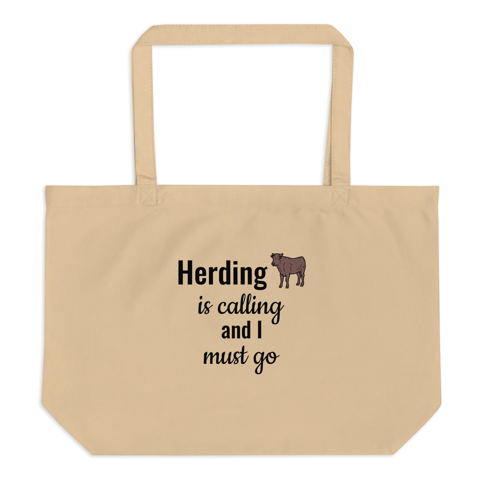 Cattle Herding is Calling X-Large Tote/ Shopping Bags