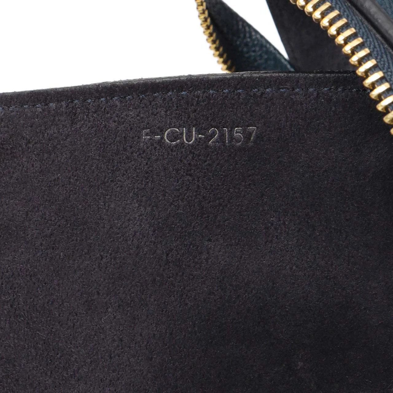 Celine Blue Grained Calfskin Mini Belt Bag