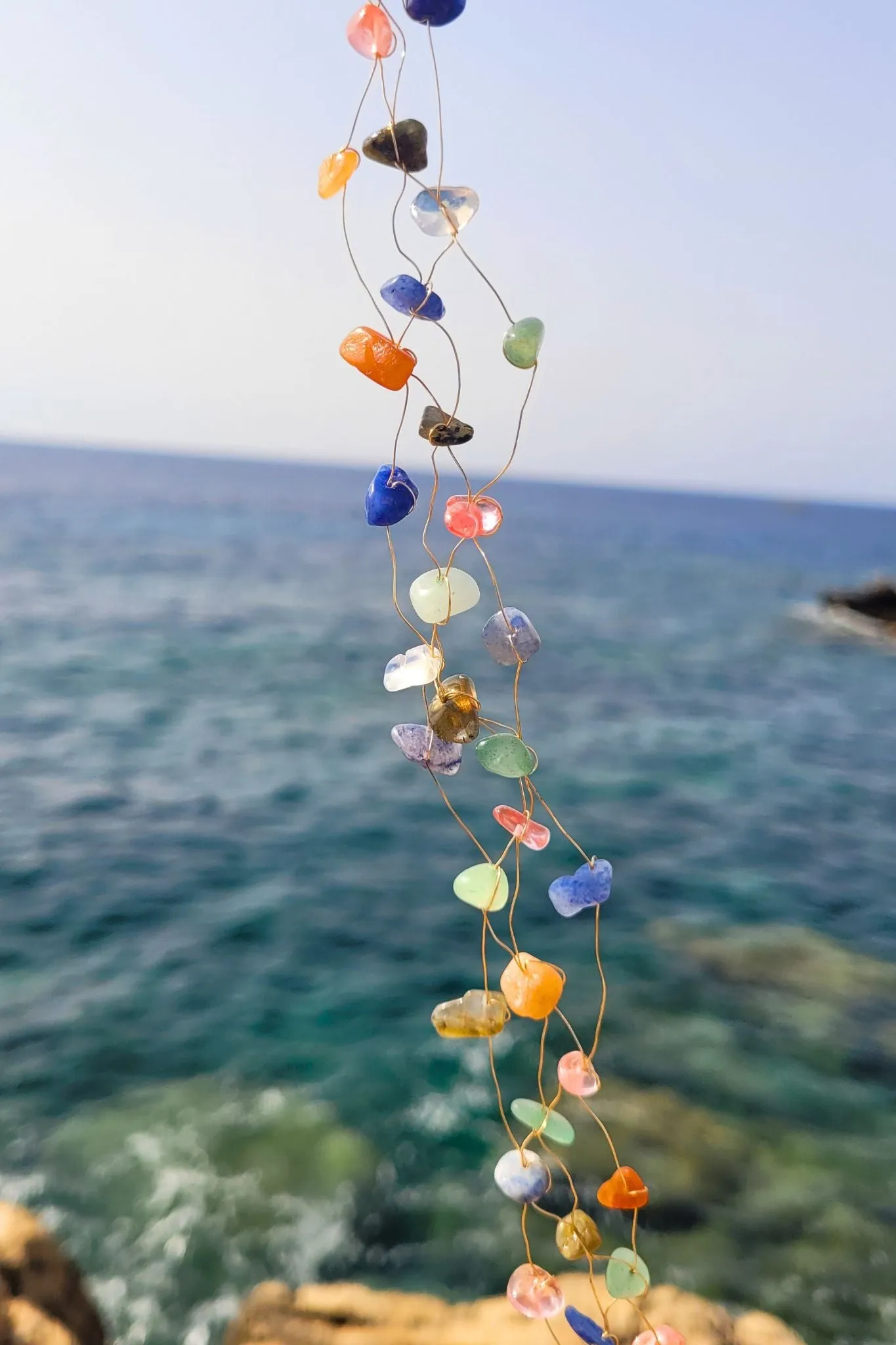 Choker piedras multicolor