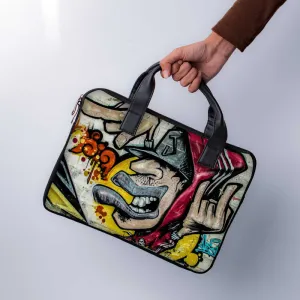 Cityscape Chic Laptop Sleeve With Handle