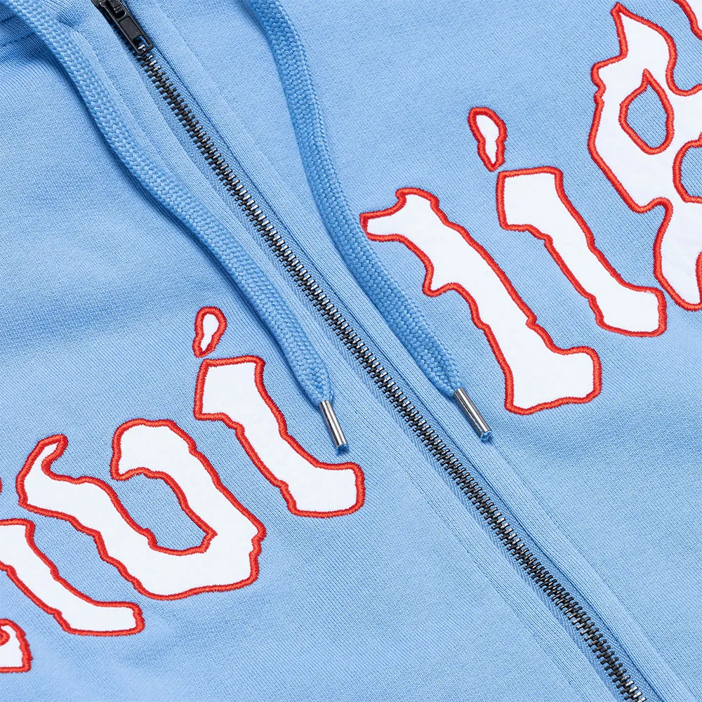Civilist Exotique Zip Hood Medium Blue