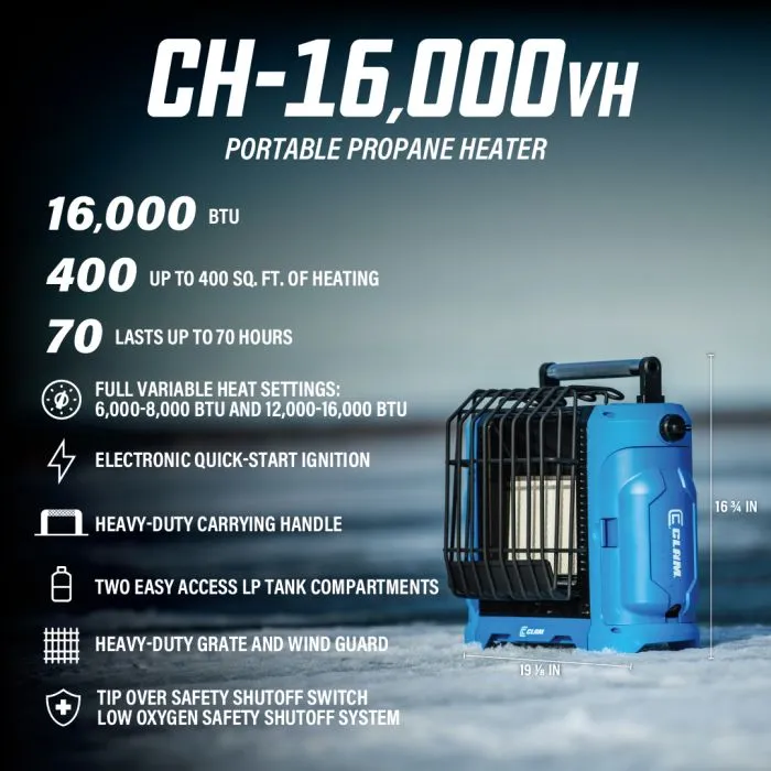 Clam CH-16000vh Radiant Propane Heater