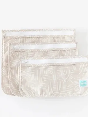 Clear Travel Bag 3-Pack