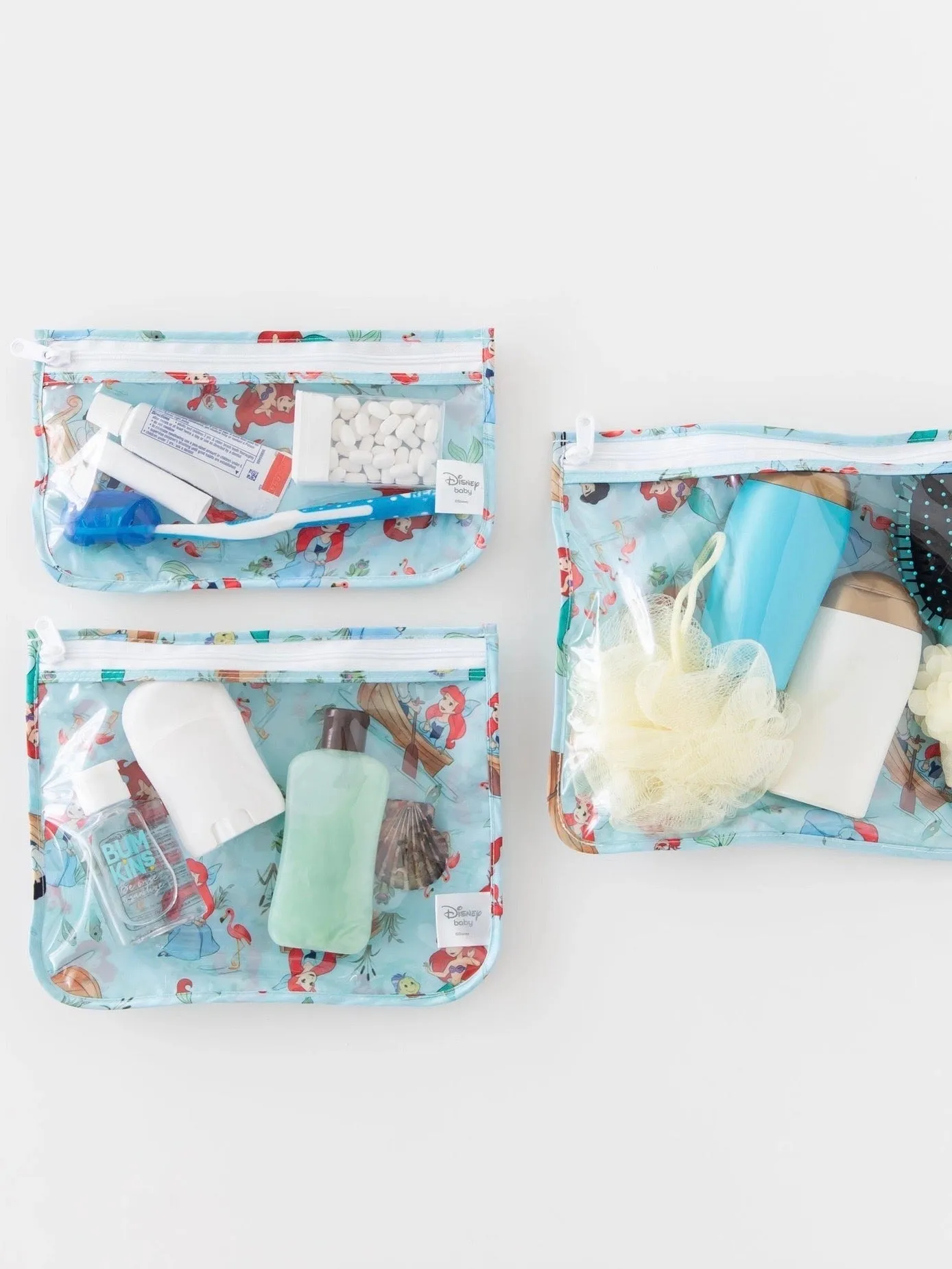 Clear Travel Bag 3-Pack