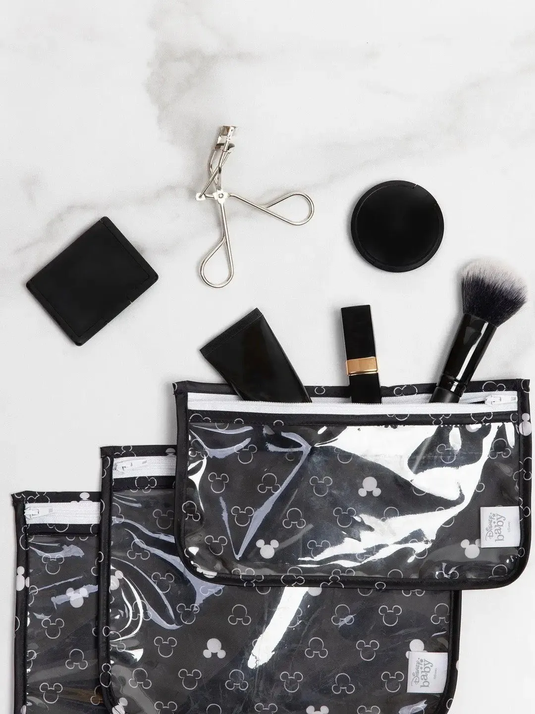 Clear Travel Bag 3-Pack